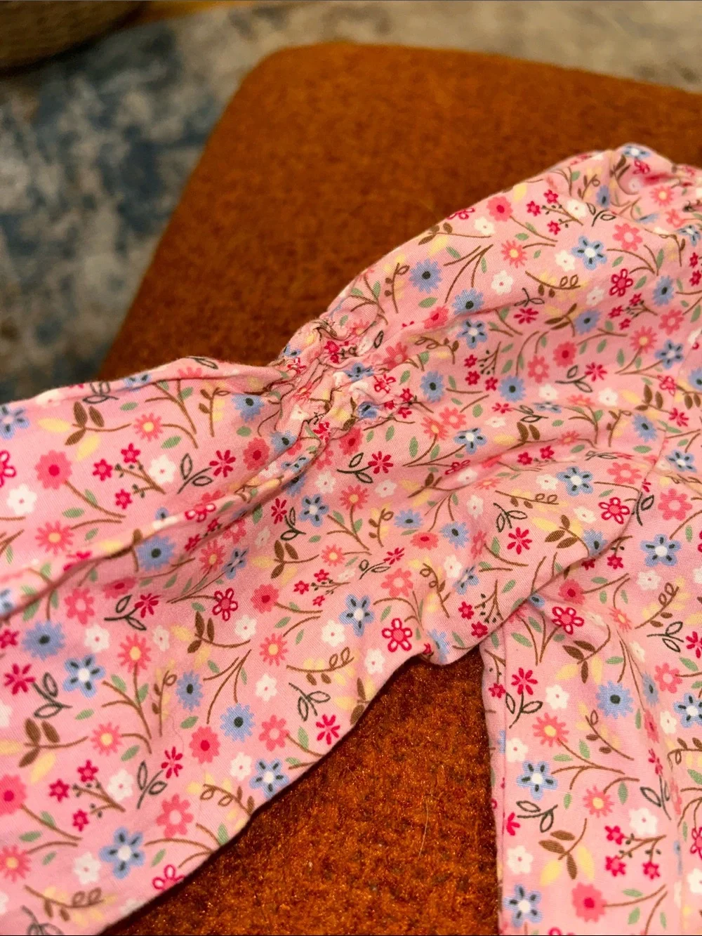 OshKosh B'gosh Pink Floral Button-Down Shirt